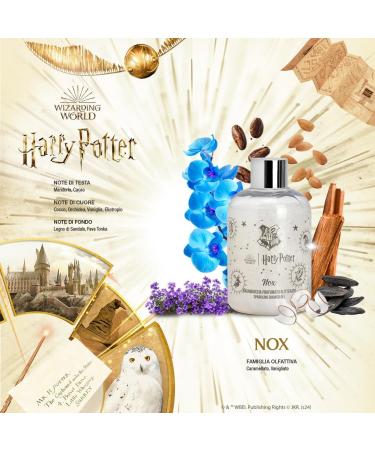  DIAMOND INTERNATIONAL Harry Potter Nox | Glitter Shower Bath 300 ml Caramel and Vanilla Scent Made in Italy - Buy Online on GoSupps.com