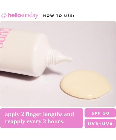 Hello Sunday SPF NOVA ENGEL The Matte One Serum Control Fluid Spf50 50 Ml - Buy Online on GoSupps.com