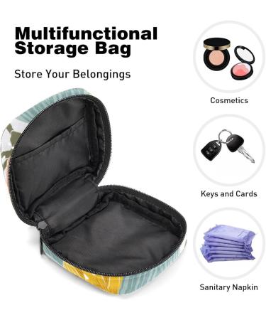 GIAPB Period Bag - Spring Flower Color Sanitary Napkin Storage & Travel Makeup Pouch - Buy Online on GoSupps.com