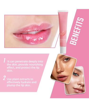 Lip Butter Balm Lip Balm Stick Hydration Sheer Tinted Soothing Lip Care Lip Moisturiser Hydrating Lip Balm Chapped Lips Treatment Lip Balm for Dry Lips Lip Repair Pink Lip Balm - Buy Online on GoSupps.com