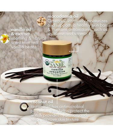 Vanilla Sensation - 100% USDA Organic Body Moisturizer for All Skin Types | Nourishing & Hydrating | International Shipping - Buy Online on GoSupps.com