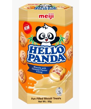 HELLO PANDA CARAMEL FLAVOURED BISCUITS 50G (Case of 10)