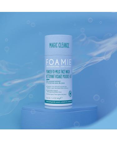 Foamie Coconut Facial Cleansing Powder Gentle Face Exfoliator Skincare for Women and Men Moisturizing Cleanser for Sensitive Skin 100% Vegan and Plastic Free 60g - Buy Online on GoSupps.com