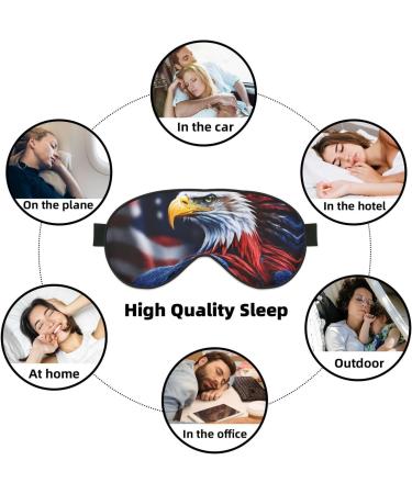 SSIMOO American Bald Eagle Eye Mask Double-Sided Soft & Light Blocking for Enhanced Sleep Quality - Buy Online on GoSupps.com