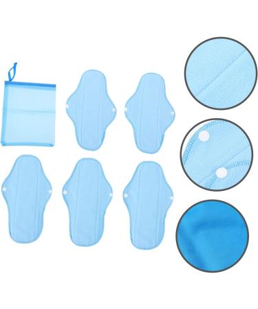 CLISPEED Cloth Sanitary Pads - 4 Sets 6 Pieces Reusable Polar Fleece Menstrual Pads & Panty Liners for Women - Eco-Friendly - Buy Online on GoSupps.com