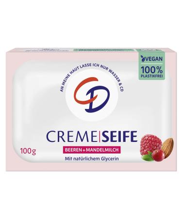 CD CREAM SOAP BERRIES & ALMOND MILK 100G vegan & without microplastics - Buy Online on GoSupps.com