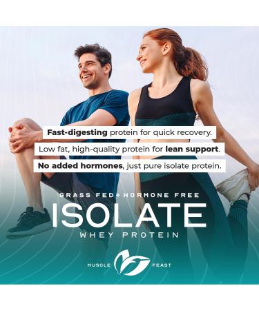 Muscle Feast Bundle - Creatine Powder (Unflavored 2lb) & 1 Whey Protein Isolate (Unflavored 5lb) | Premium Supplements Vegetarian Gluten Free - Buy Online on GoSupps.com