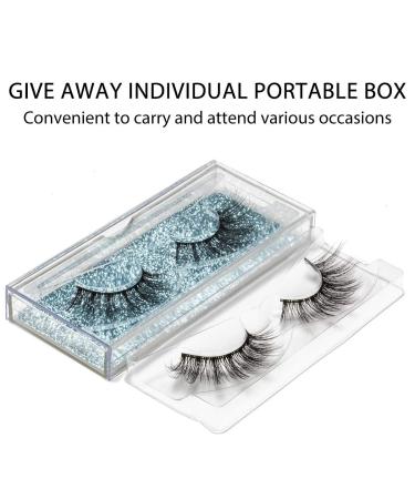 Dysilk 6D Fluffy Artificial Eyelashes - Natural False Lashes Eyelash Extensions Reusable - 5 Pairs (1 Pack) | International Shipping Available - Buy Online on GoSupps.com