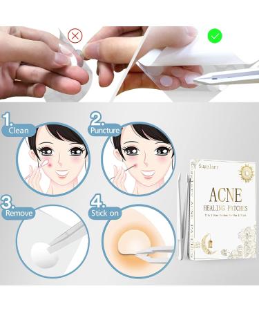 252 PCs 2-in-1 Acne Pimple Patch - Day & Night Acne Treatment for Fast Healing - Buy Online on GoSupps.com