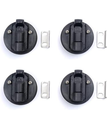 Mxeol Marine Slam Latch Black Flush Pull Slam Latch Round Plastic Black  4 PACK - Buy Online on GoSupps.com