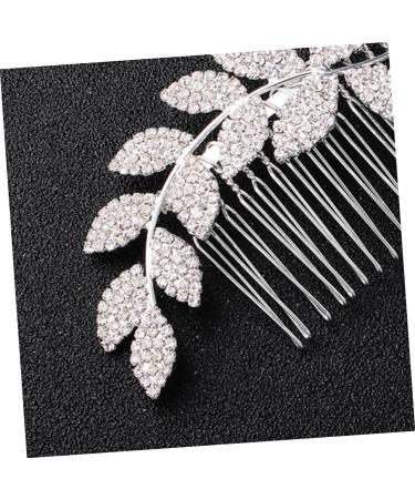 FRCOLOR Wedding Tiara Tiara Bridal Side Comb Crystal Hair Comb Bridal Comb Wedding Hair Comb Wedding Hair Accessories Bride Simple Wedding Headpiece - Buy Online on GoSupps.com