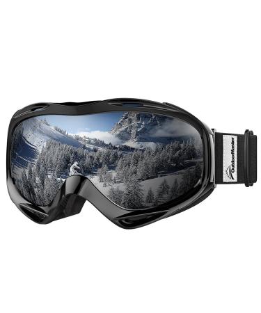 OutdoorMaster Ski Goggles OTG - Over Glasses Ski/Snowboard Goggles for Men, Women & Youth - 100% UV Protection A1-vlt 11%