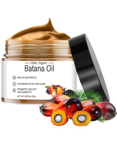 Raw Batana Oil for Hair Growth 100% Pure Natural Batana Oil Dr. Sebi from Honduras Unrefined Organic Batana Hair Oil Prevent Hair Loss Enhances Hair Thickness for Men&Women (4.23 fl oz)