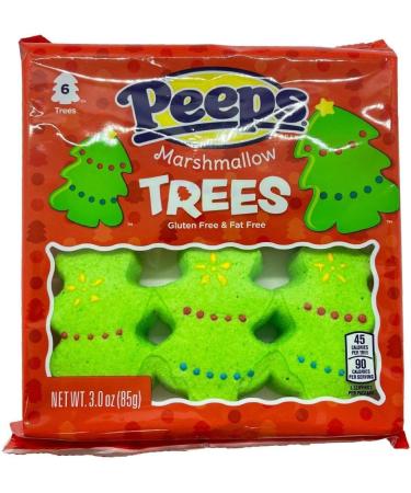 Christmas Peeps Combo Pack - 24 Marshmallow Peeps Total - Christmas Trees Stockings Gingerbread Men Snowmen - Holiday Themed Candy Bundle - Includes PITCHING PIGEON Refrigertor Magnet - Buy Online on GoSupps.com