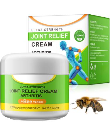 Bee Venom Joint and Bone Cream - Bee Venom Cream - Bee Venom Joint and Bone Relief Cream - Natural Joint & Bone Cream - Bee Venom Gel for Relieve - 30g