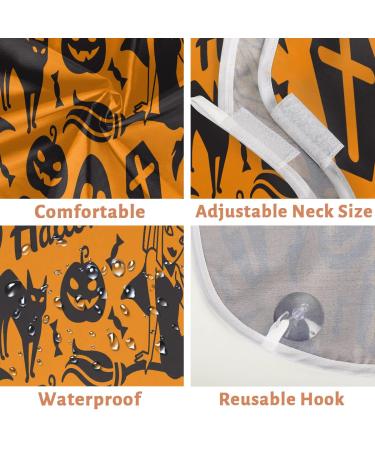 Buy Halloween Witch Cat Pumpkin Beard Bib Apron - Non-Stick Waterproof Beard Hair Catcher for Men | Perfect Grooming Gift - Buy Online on GoSupps.com