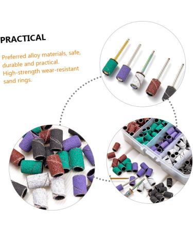 Healeved 1 Set Nail Polish Set Nail Drill Sanding Bands Professional Nail Sanding Bands White Sanding Bands for Nail Drill Nail Bits for Nail Drill Nail Accessories Manicure Band Polisher - Buy Online on GoSupps.com