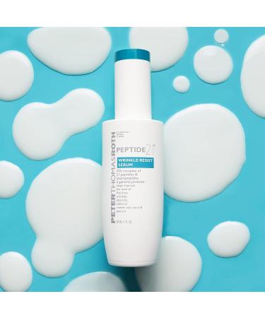 Peter Thomas Roth Peptide 21 Wrinkle Resist Serum - Improve Fine Lines, Wrinkles, Elasticity, Radiance, Uneven Skin Tone | Peptides & Neuropeptides - Buy Online on GoSupps.com
