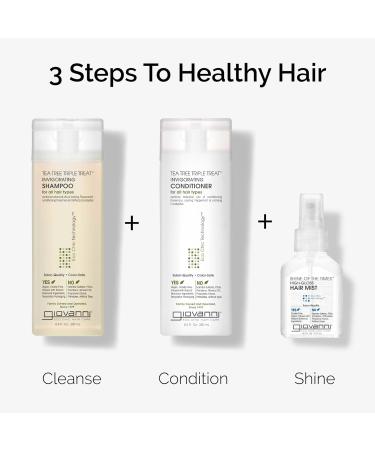 Giovanni Tea Tree Triple Treat Duo Shampooing et apr s-shampoing 250 ml - Buy Online on GoSupps.com