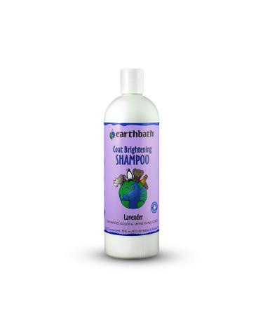 Earthbath Coat Brightening Shampoo for Dogs & Cats  Enhances Color & Shine in All Coats, Made in the USA  Lavender, 16 oz Pack of 1