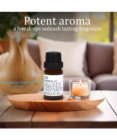 Santal Essential Oil for Diffuser - Inspired by Santal 33 - Luxurious Aroma Handcrafted in USA - 10ml Glass Bottle - Buy Online on GoSupps.com