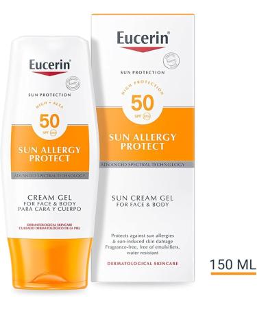 Eucerin Sun & Allergy Protection Sun Cream-Gel 50 High 150ml - Buy Online on GoSupps.com