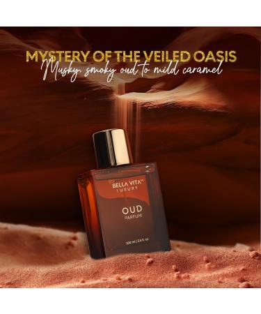 Bellavita Luxury Oud (3.4 fl.oz.) Eau de Parfum for Women | Sweet Woody & Oud | Arabian Perfume for women | Vegan & Cruelty Free | Made from Oil Imported from Italy - Buy Online on GoSupps.com