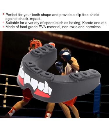 Verdant Touch Professional Mouthguard | Tooth Guard for Karate & Boxing | Black | International Shipping - Buy Online on GoSupps.com