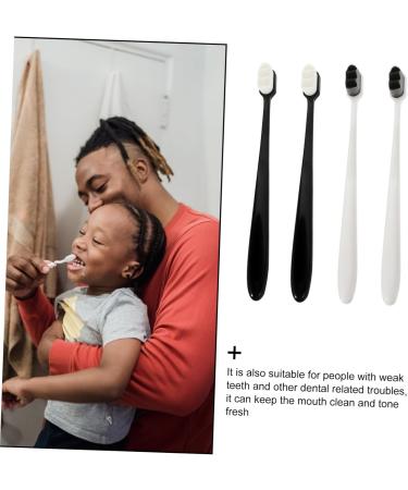 Mobestech Portable Toothbrush Set - 4 Pieces WAN GEN Soft Fur for Adults & Kids - Ideal Travel Toothbrush Additions - Buy Online on GoSupps.com