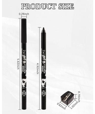  Lestpola Waterproof Gel Eyeliner Nude Brown Cream Matt Long-Lasting with Pencil Sharpener Intense Colour Easy to Apply Hypoallergenic Makeup for Sensitive Eyes 03 - Buy Online on GoSupps.com