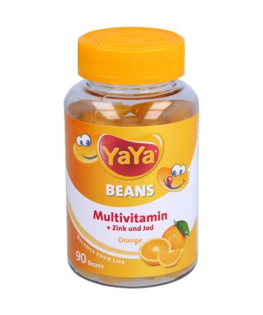 Yaya Beans Orange Zinc and Iodine Chewables
