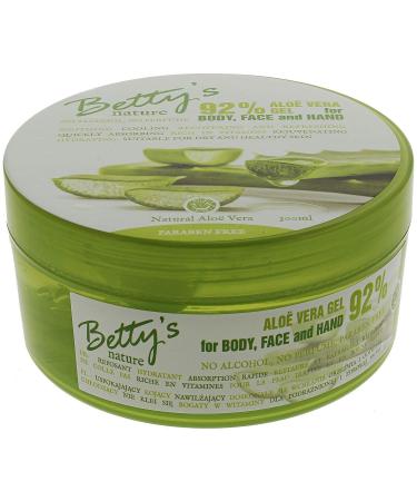 Omnia Trend Bettys Aloe Vera Gel 100 free from animal cruelty For body face and hand For dry skin wrinkle reduction sunburn acne treatment wound healing and erasing stretch marks can be used for dry damaged hair