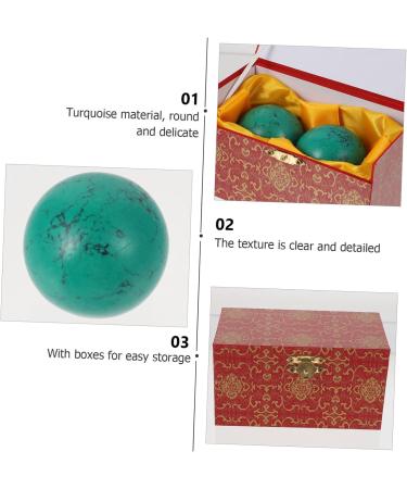 Fomiyes 10 STK Turkish Handball Baoding Balls - Traditional Chinese Massage & Fitness Accessories - Buy Online on GoSupps.com