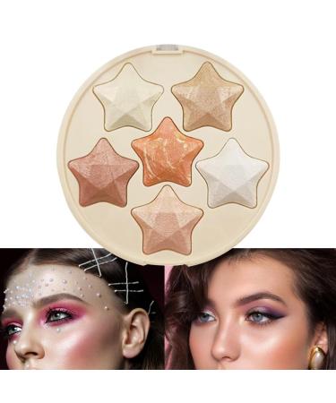 Cheek Highlighter - Waterproof Long-lasting Glitter Highlighter - Women Beauty Products Cosmetics for Home Working Gathering Shopping Dating Traveling Pochy 02