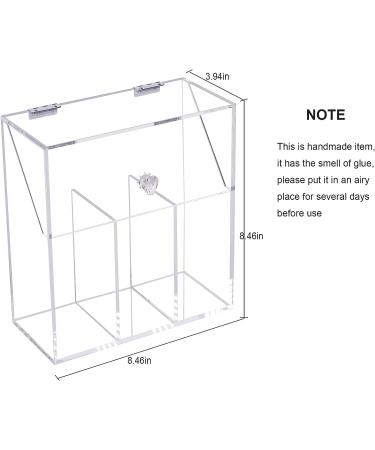 FOOCORDDY Clear Acrylic Makeup Brush Holder with Lid - Large Capacity Cosmetic Storage Organizer for Vanity - Buy Online on GoSupps.com