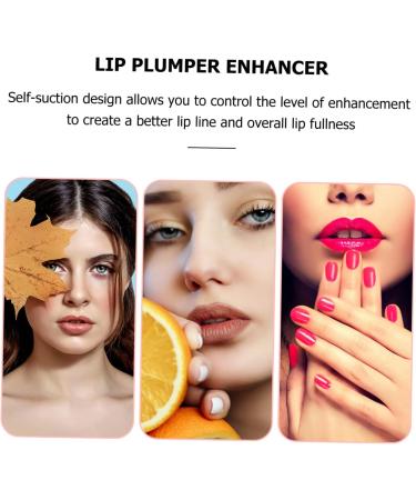 TOVINANNA Lip Plumper Lip Silicone Lip Trainer Lips Enhancer Mouth Plumper Lip Tool Lip Suction Plumper Enhancer Lip Enhancer Device Lady Tools Painless Beauty Tool Pink - Buy Online on GoSupps.com