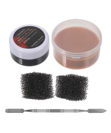 Lurrose 1 Set Special Effect Skin Wax Modeling Skin Wax Scar Wax for Makeup Halloween Festival Carnival Stage