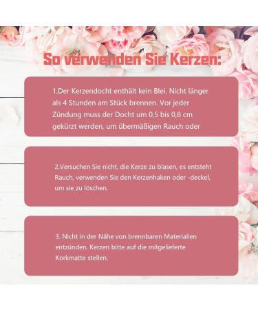 DNAMOFV Mother's Day Fragrance Candle | Handmade Organic Soy | Rose Leaves & Natural Crystals | Perfect Gift for Mom - 200g 50 Hours Burn Time - Buy Online on GoSupps.com