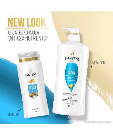 Buy Pantene PRO-V Classic Clean 2in1 Shampoo + Conditioner 17.9oz - Nourish Your Hair Globally with Fast Shipping - Buy Online on GoSupps.com