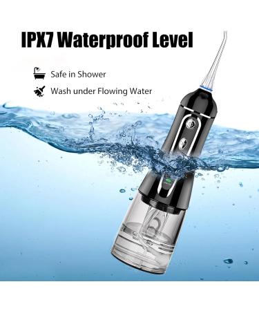 Cordless Water Flosser for Teeth - FZCOK Rechargeable Oral Irrigator with 7 Clean Settings Portable & Waterproof - Ideal for Adults & Braces - Long Battery Life (Black - Buy Online on GoSupps.com