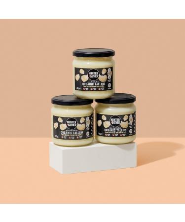 Organic Grass Fed British Beef Tallow 300g | Hunter & Gather | Gluten-Free, Seed Oil-Free | Keto, Paleo | 100% Pure Ancestral Nutrition - Buy Online on GoSupps.com