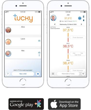 Buy TUCKY Patch Thermometer - Medical Device for Continuous & Remote Temperature Monitoring - International Shipping Available - Buy Online on GoSupps.com
