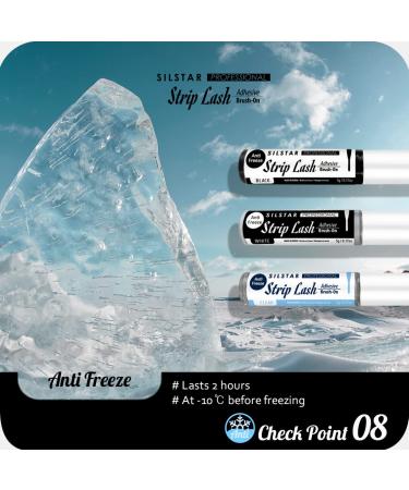 Buy SILSTAR PROFESSIONAL Anti-Freeze Lash Adhesive Brush-On Black 5g - Strong Hold Latex-Free Safe for Skin Perfect for Strip False Eyelashes - International Shipping Available - Buy Online on GoSupps.com