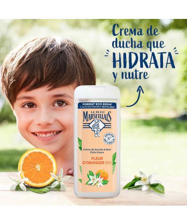 Le Petit Marseillais Extra Gentle Shower Cream Organic Orange Blossom 650ml - Buy Online on GoSupps.com