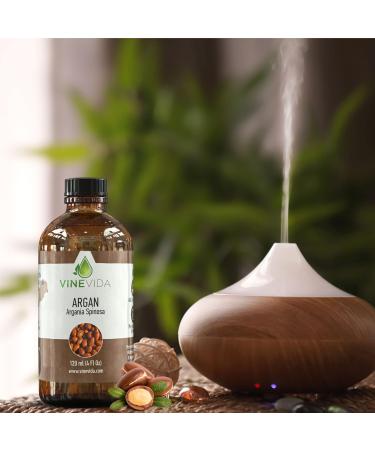 VINEVIDA Argan Carrier Oil 4 oz - Pure & Undiluted Argan Oil for DIY Candles & Soap Making - Skin Safe Bulk Candle Oil Scent - Buy Online on GoSupps.com