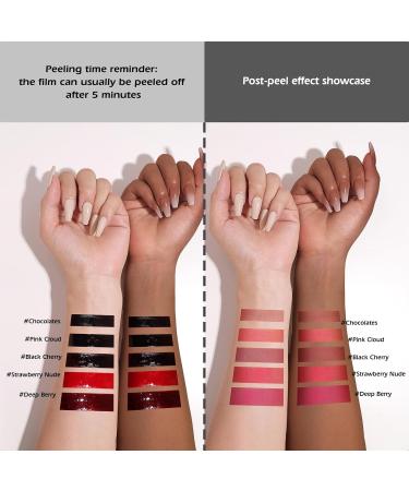 KIMUSE Peel Off Lip Liner Stain | Long Lasting Waterproof Lip Tint | Highly Pigmented Matte Finish Chocolate Color | International Shipping Available - Buy Online on GoSupps.com