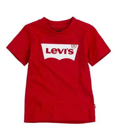 Levi'S Kids Lvb S/S Batwing Tee Baby Boys 12 Months Super Red