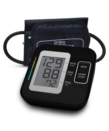 Blood Pressure Monitor Upper Arm - LoviaCare Digital Blood Pressure Machine for Home Use - Adjustable BP Cuff 8.7-15.7, Large LCD Display, 2x120 Readings Storage