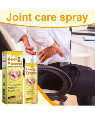 Filvczt Bee Venoms Treatments Spray Joint Care Spray Knee and Bone Pain Relief with Natural and Herbal Formula Nongreasy and Fast Absorbing 20 ml for Adults - Buy Online on GoSupps.com