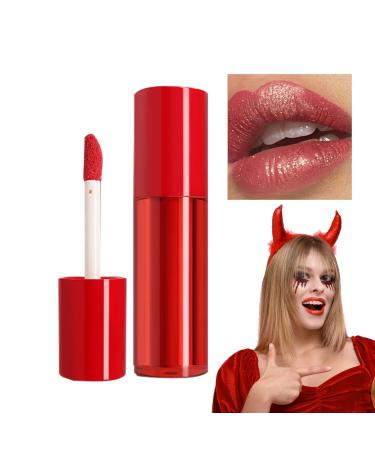 Niktule Powder Lip Gloss Lip Gloss Powder Lip Makeup Stain Glitter Makeup Lipstick Long-Lasting Glossy Lipstick Lipsticks